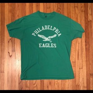 Philadelphia Eagles throwback Kelly green shirt XL